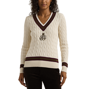 Lauren Ralph Lauren Cable-Knit Cotton Cricket Sweater